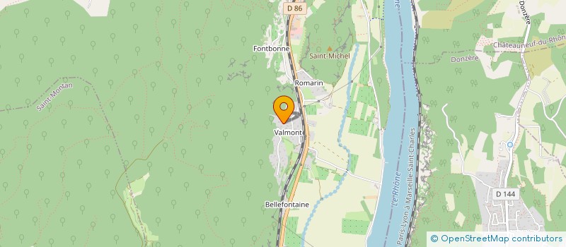 localisation de l'entreprise MADAME ELODIE CASIMIR  VIVIERS