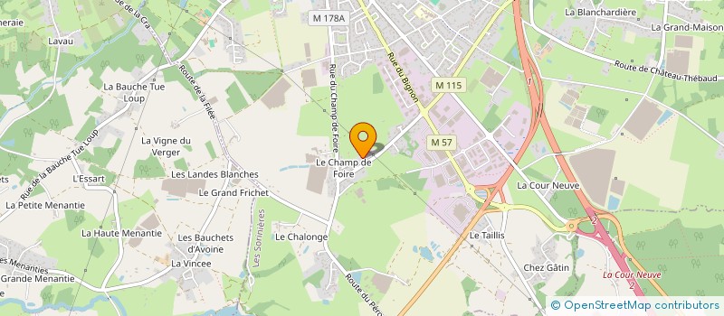 localisation de l'entreprise MADAME ELODIE CASSANO à LES SORINIERES
