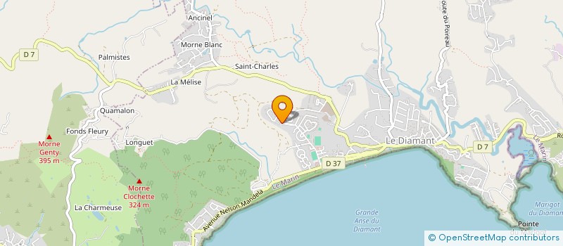 localisation de l'entreprise MADAME ELODIE CASTAN  LE DIAMANT