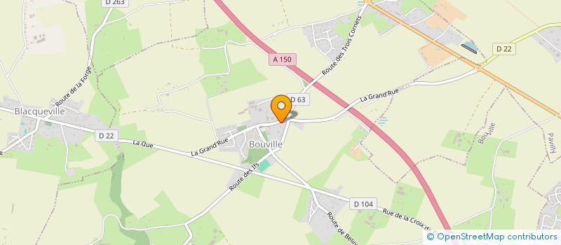 localisation de l'entreprise MADAME ELODIE CATHY PEGGY BARRE  BOUVILLE