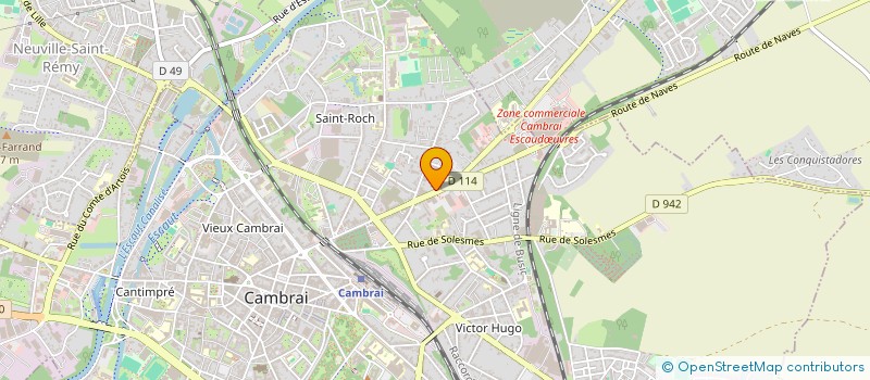 localisation de l'entreprise MADAME ELODIE CAUDRELIER  CAMBRAI