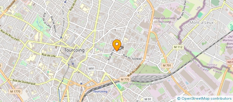 localisation de l'entreprise MADAME ELODIE CAUSSE  TOURCOING