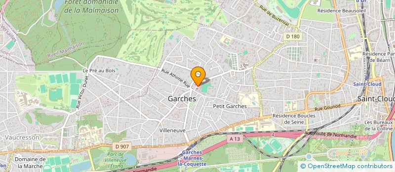 localisation de l'entreprise MADAME ELODIE CAUSSE à GARCHES