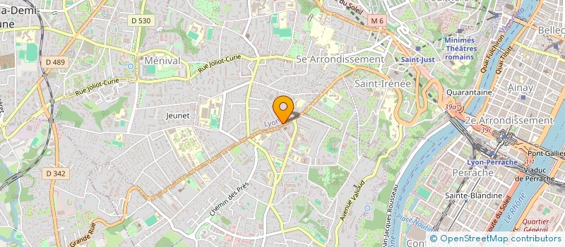 localisation de l'entreprise MADAME ELODIE CAVAGNA  LYON