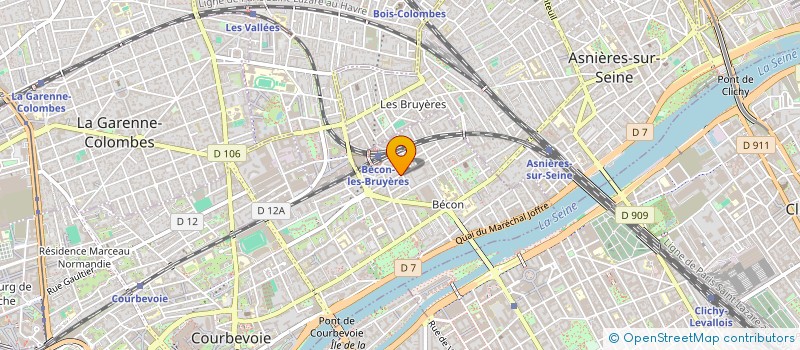 localisation de l'entreprise MADAME ELODIE CAZANOVE à COURBEVOIE