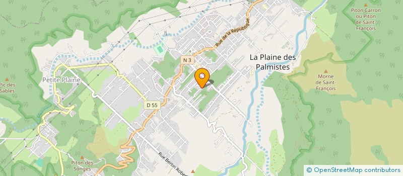 localisation de l'entreprise MADAME ELODIE CEDELLE  LA PLAINE-DES-PALMISTES
