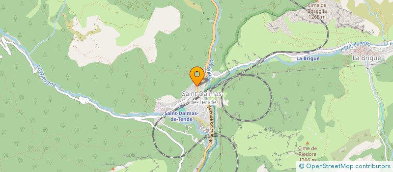 localisation de l'entreprise MADAME ELODIE CELANDRONI  TENDE