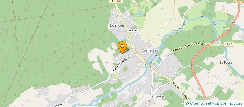 localisation de l'entreprise MADAME ELODIE CELTON à CELLETTES