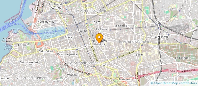 localisation de l'entreprise MADAME ELODIE CHABERT  MARSEILLE