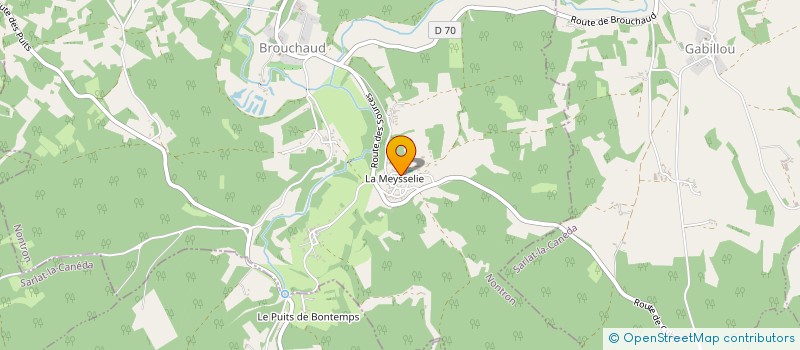 localisation de l'entreprise MADAME ELODIE CHABOT  BROUCHAUD