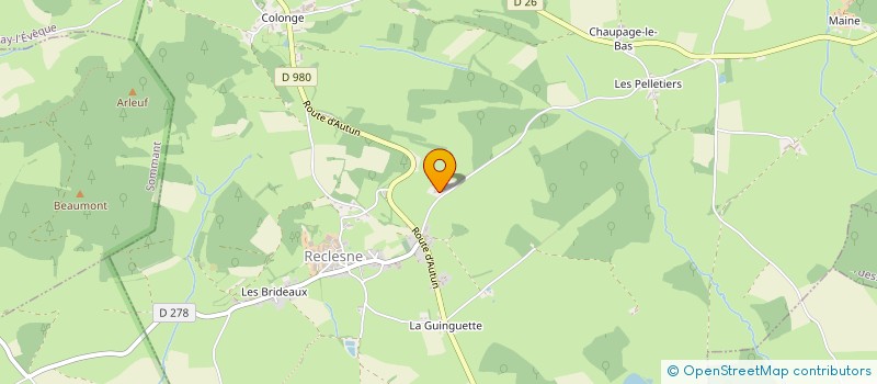 localisation de l'entreprise MADAME ELODIE CHAMBOSSE  AUTUN