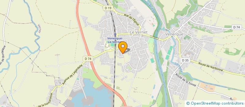 localisation de l'entreprise MADAME ELODIE-CHARLENE MILLE  VERNET