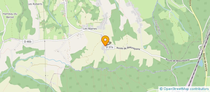 localisation de l'entreprise MADAME ELODIE CHARLES à MONTSEVEROUX