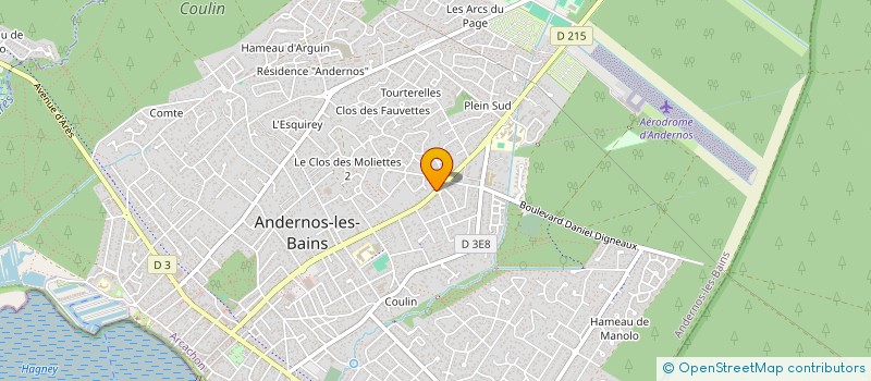 localisation de l'entreprise MADAME ELODIE CHARLES à ANDERNOS-LES-BAINS