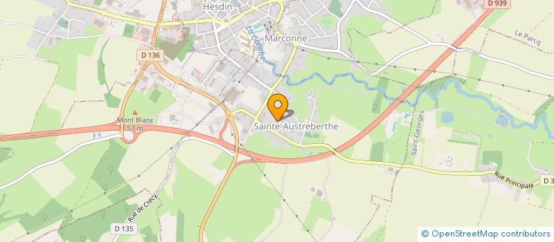 localisation de l'entreprise MADAME ELODIE CHARLET  SAINTE-AUSTREBERTHE