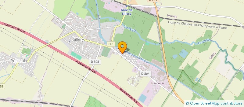 localisation de l'entreprise MADAME ELODIE CHARLIER  SILLERY