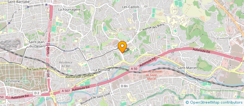 localisation de l'entreprise MADAME ELODIE CHASPOUL à MARSEILLE