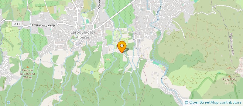 localisation de l'entreprise MADAME ELODIE CHAUSSON  LAROQUE-DES-ALBERES