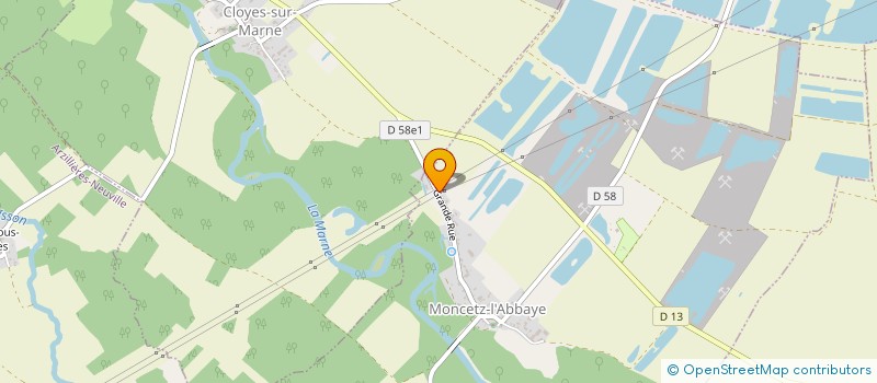 localisation de l'entreprise MADAME ELODIE CHAUVIN  MONCETZ-L'ABBAYE