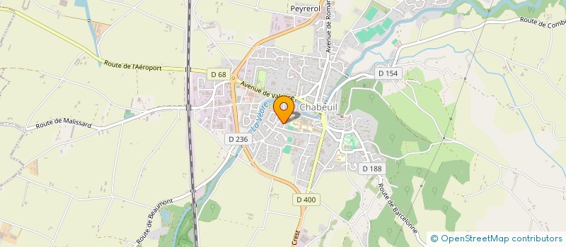 localisation de l'entreprise MADAME ELODIE CHAZOTTES  MONTMEYRAN