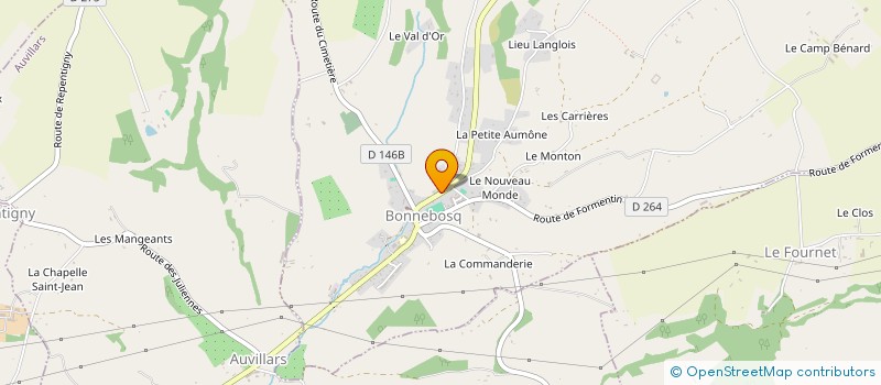 localisation de l'entreprise MADAME ELODIE CHENEL  BONNEBOSQ