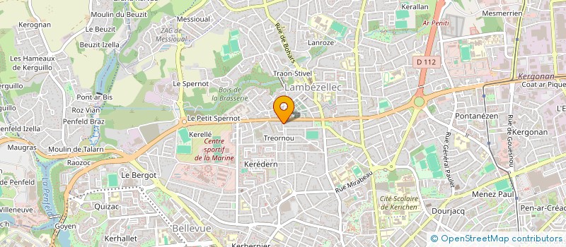 localisation de l'entreprise MADAME ELODIE CHEREAU à BREST