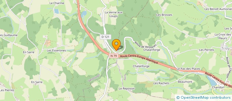 localisation de l'entreprise MADAME ELODIE CHERON à VEROSVRES