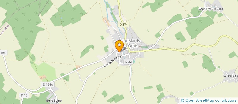 localisation de l'entreprise MADAME ELODIE CHEVAILLER  MONTREUIL-SUR-BARSE