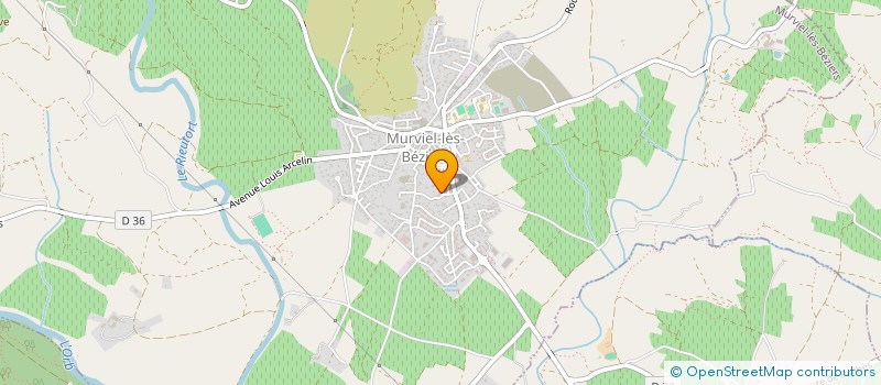 localisation de l'entreprise MADAME ELODIE CHEVALLIER  MURVIEL-LES-BEZIERS