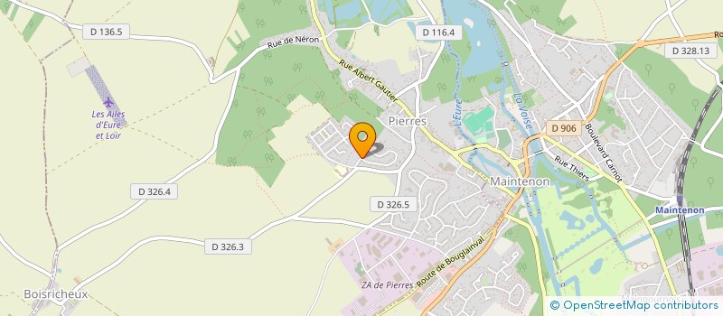 localisation de l'entreprise MADAME ELODIE CHEVILLARD à PIERRES