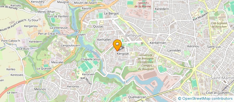 localisation de l'entreprise MADAME ELODIE CHIARINELLI à BREST