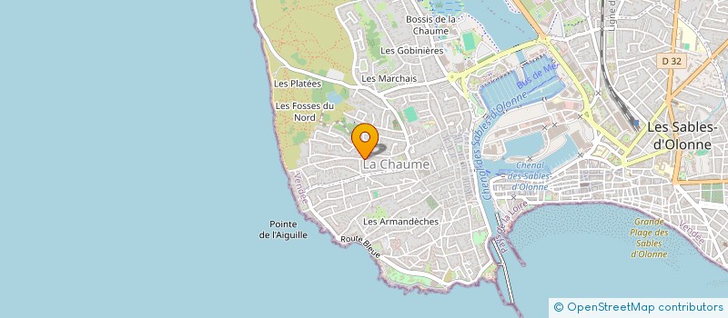 localisation de l'entreprise MADAME ELODIE CHISLARD à LES SABLES-D'OLONNE