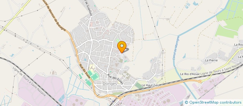 localisation de l'entreprise MADAME ELODIE CHOPIN  DONGES