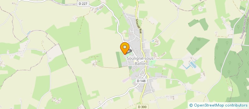 localisation de l'entreprise MADAME ELODIE CICCONE à SOULIGNE-SOUS-BALLON