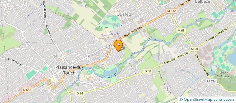 localisation de l'entreprise MADAME ELODIE CLANET  PLAISANCE-DU-TOUCH