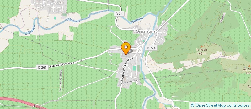 localisation de l'entreprise MADAME ELODIE CLAUDEPIERRE  ORNAISONS