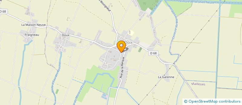 localisation de l'entreprise MADAME ELODIE CLAUDIN à DOIX LES FONTAINES