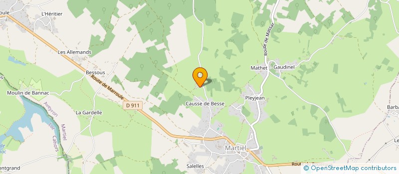 localisation de l'entreprise MADAME ELODIE CLAUZEL à MARTIEL