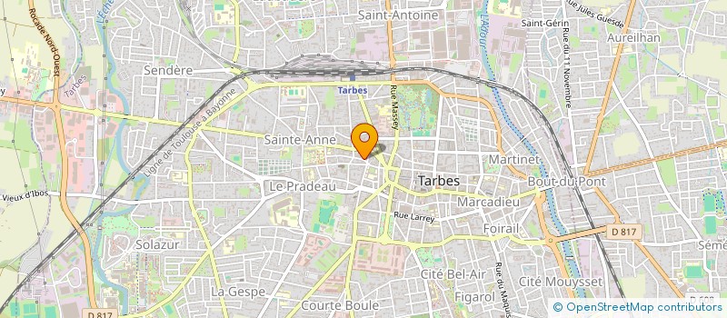 localisation de l'entreprise MADAME ELODIE CLEMENT  TARBES