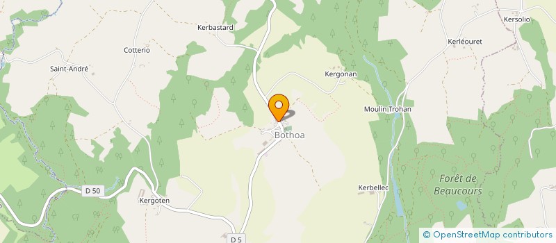 localisation de l'entreprise MADAME ELODIE CLOAREC  SAINT-NICOLAS-DU-PELEM