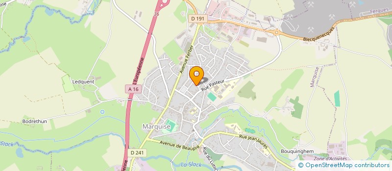 localisation de l'entreprise MADAME ELODIE COCHARD à LANDRETHUN-LE-NORD