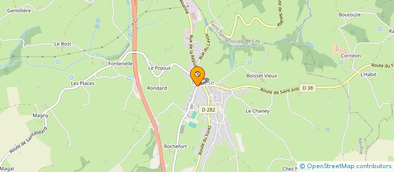 localisation de l'entreprise MADAME ELODIE CODONI  NEULISE