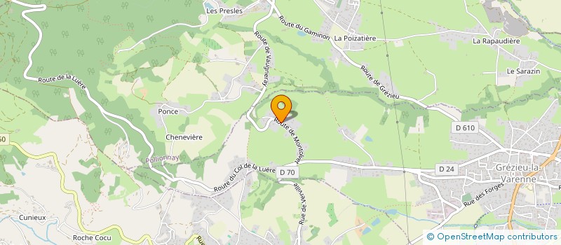 localisation de l'entreprise MADAME ELODIE COLELLA  GREZIEU-LA-VARENNE