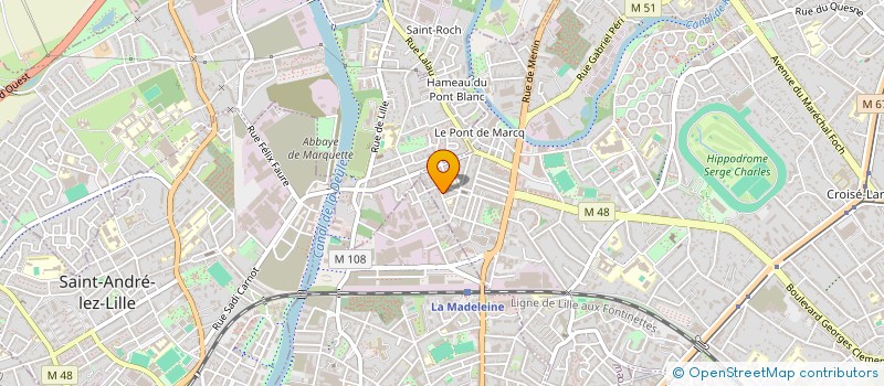localisation de l'entreprise MADAME ELODIE COLLET à MARCQ-EN-BARŒUL
