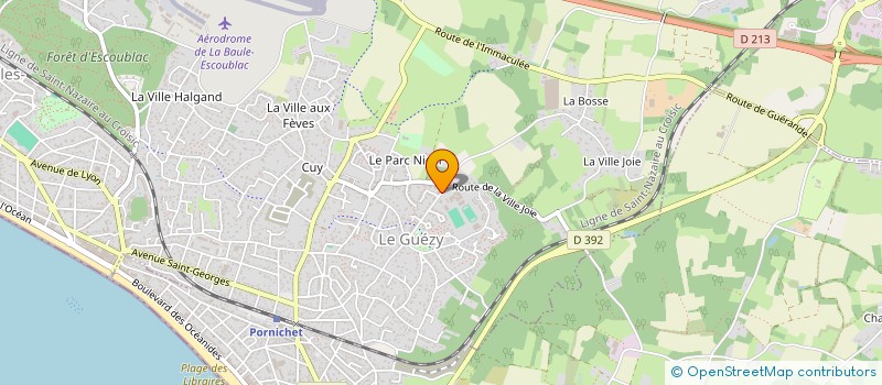 localisation de l'entreprise MADAME ELODIE COLLET à LA BAULE-ESCOUBLAC