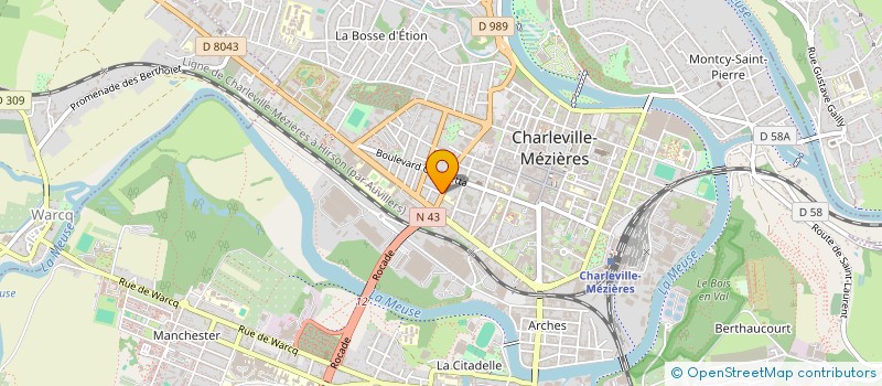 localisation de l'entreprise MADAME ELODIE COLLINET à CHARLEVILLE-MEZIERES