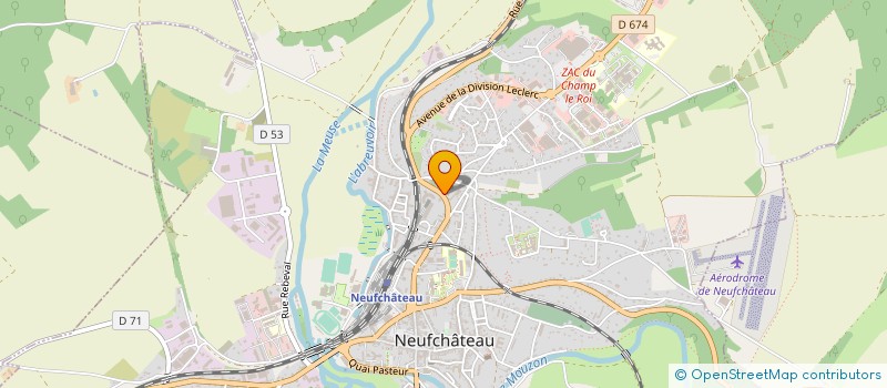 localisation de l'entreprise MADAME ELODIE COLLIOT à NEUFCHATEAU
