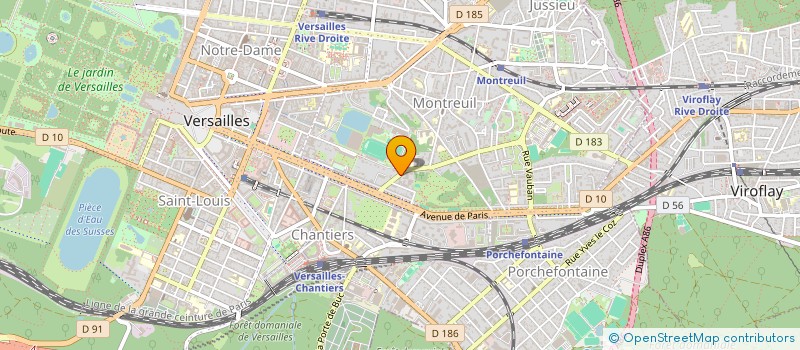 localisation de l'entreprise MADAME ELODIE COLOT à VERSAILLES