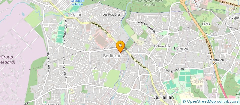 localisation de l'entreprise MADAME ELODIE COMEL  SAINT-MEDARD-EN-JALLES