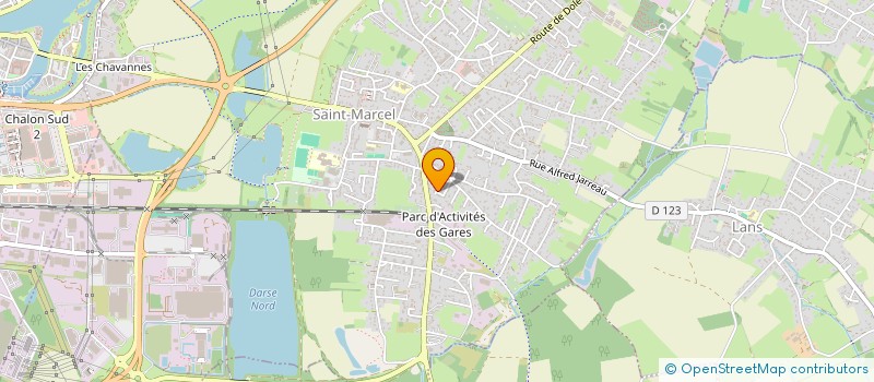 localisation de l'entreprise MADAME ELODIE COMMARET  SAINT-MARCEL